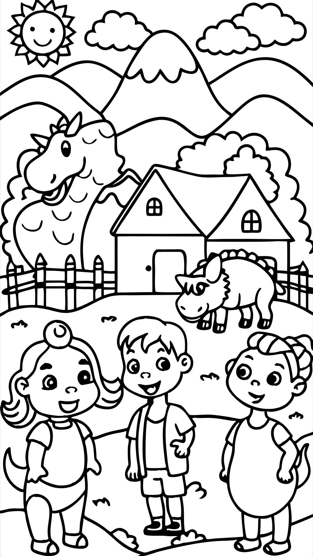 dino ranchers coloring pages